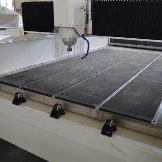 鸿济自动大型石建材石材雕刻全FSM1313机石英廓石玻璃板模具轮切