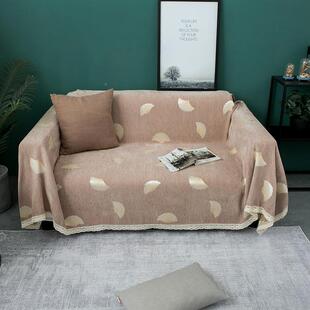 加厚尼盖尔全盖沙发树叶花边弹力四巾季沙发雪垫JC-11270沙发巾