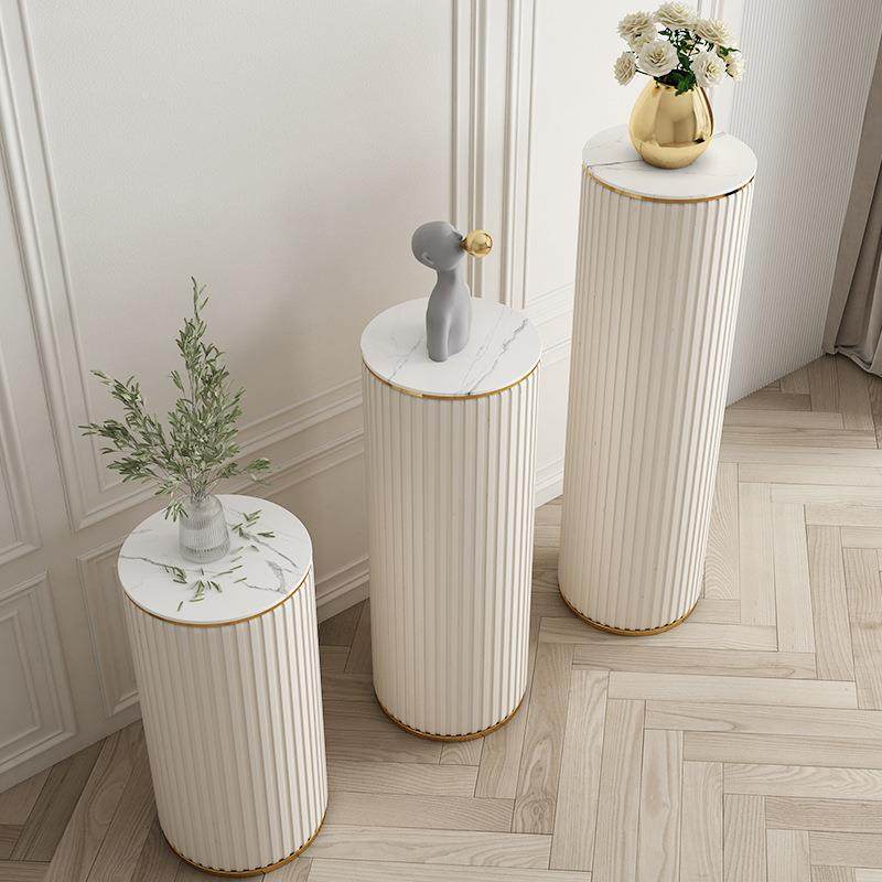 岩板花架轻奢M01圆形客边柜几落物地式现代简角约阳台圆形室内厅,基础建材,脚轮/万向轮,淘宝优惠券,粉丝福利购,淘宝优惠卷