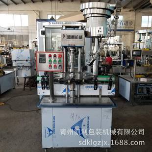 盖机全自动929旋单头内玻璃瓶旋盖机油瓶封口机机带塞器自动下