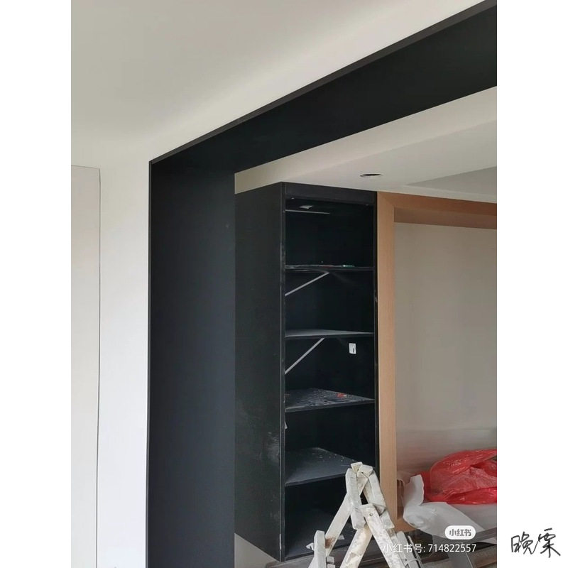 黑钛不锈钢门套/门框/304钛金镜面/极窄黑哑口窗套金包边