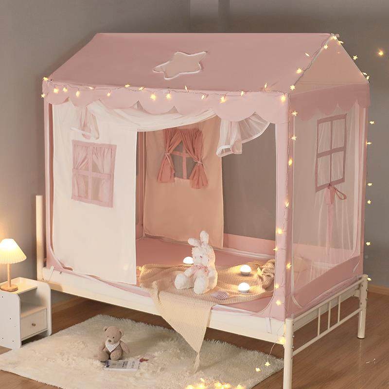 OF9梦D蒙防摔蚊帐儿童包女Y1101孩婴儿防止掉床全包底树屋古公主,床上用品,蚊帐,淘宝优惠券,粉丝福利购,淘宝优惠卷