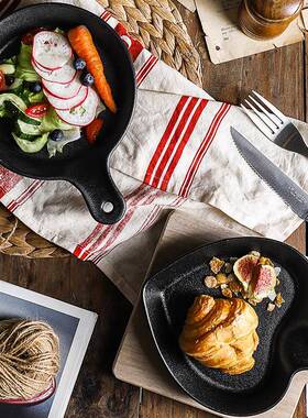 LePantry陶瓷带箱OZN柄菜盘子手带把手微波炉烤烤盘单柄早餐盘盘