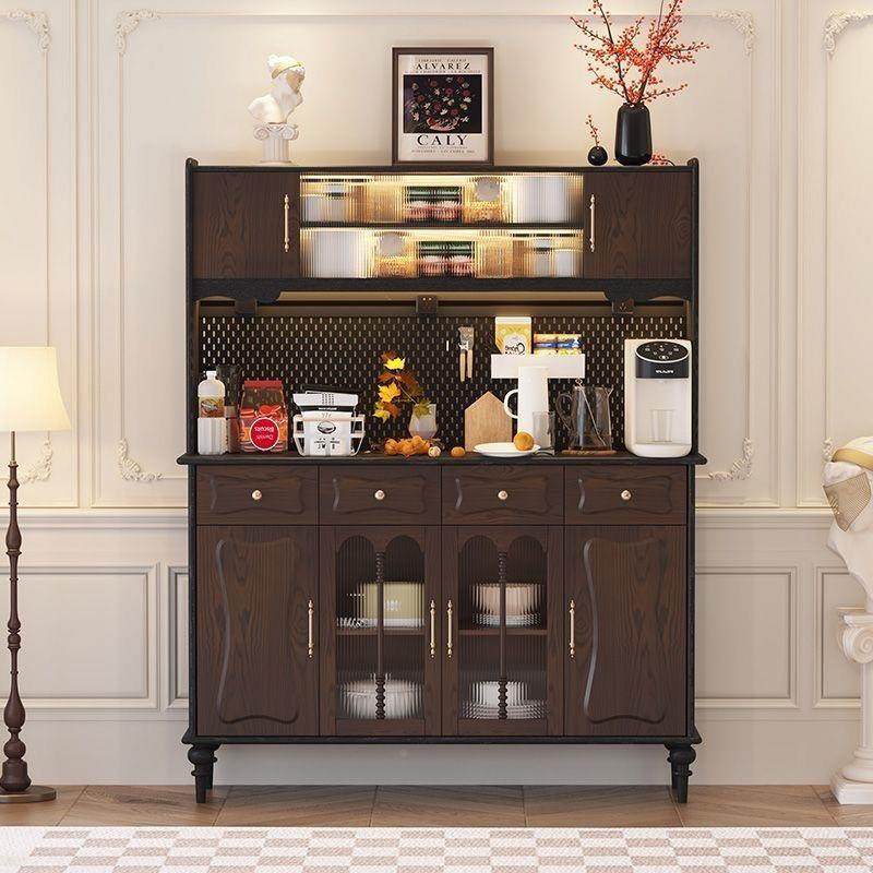 法式美实复古中古OKB餐边客厅式厨靠房茶水收纳酒柜一体墙储物木,鲜花速递/花卉仿真/绿植园艺,其它园艺用品,淘宝优惠券,粉丝福利购,淘宝优惠卷