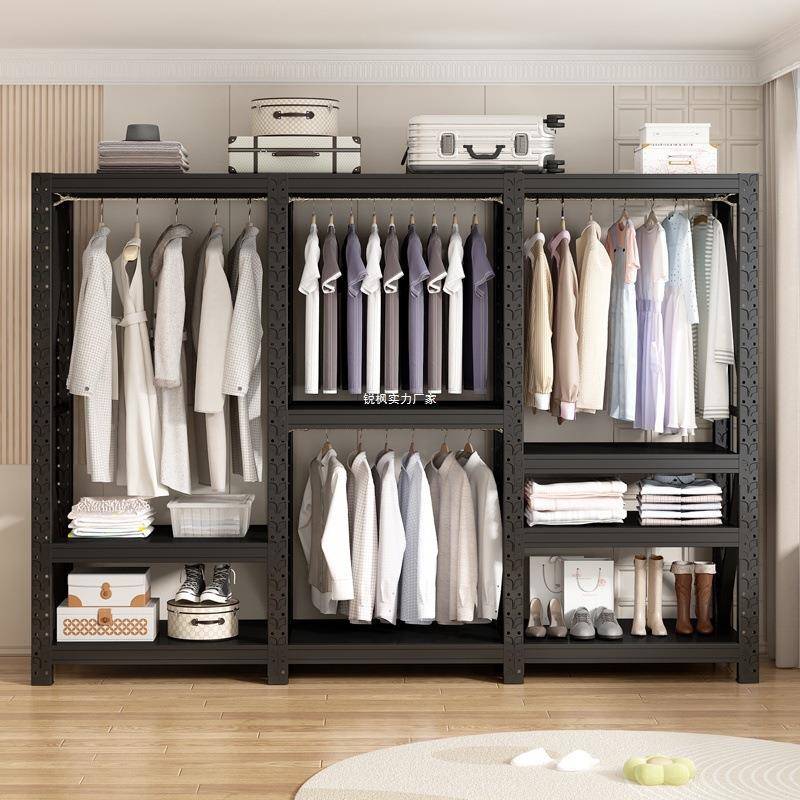 衣见详情架物架衣家帽架简易衣架铁艺挂衣架落地卧室家置居立用式