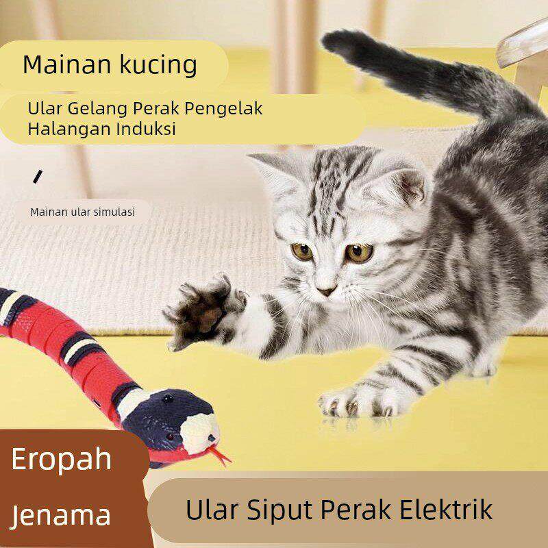 猫咪玩具宠物逗猫棒电动蛇玩具自嗨解闷幼猫小猫逗猫猫咪用品