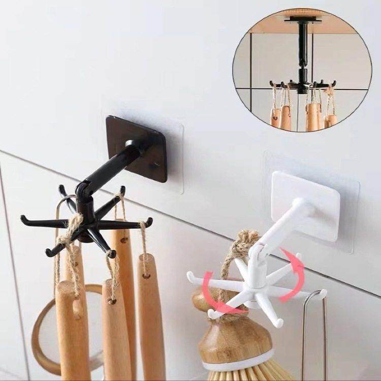 强力可旋转无痕贴挂钩收纳挂架免打孔收纳挂钩粘钩新增置物收纳盒,家庭/个人清洁工具,粘钩,淘宝优惠券,粉丝福利购,淘宝优惠卷