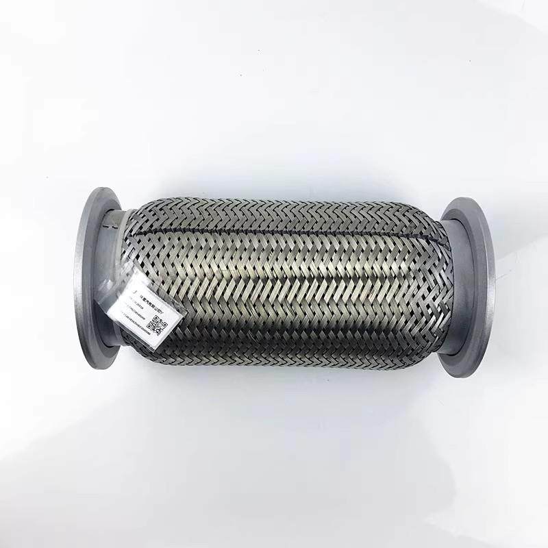 龙M3德000挠性软120管排气管连接编织网卡箍连接波纹管新陕汽重软
