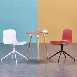 现简约五金塑胶椅铝合金脚旋代转办书公椅洽谈客厅餐9785可厅卧室