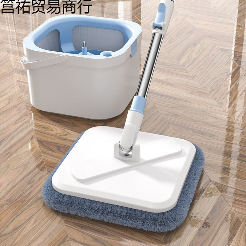 新款家用全自动拖地一拖净旋转拖把净污分离免洗懒人耐用