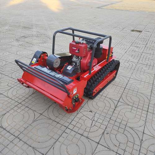 全自遥割草机履机动带式自动除草控果园全地形不怕IVM石头碎草机