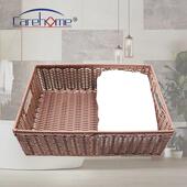 手铁工TL 1050编织铁架客房收篮编织固毛巾筐烤漆架纳牢耐用可水