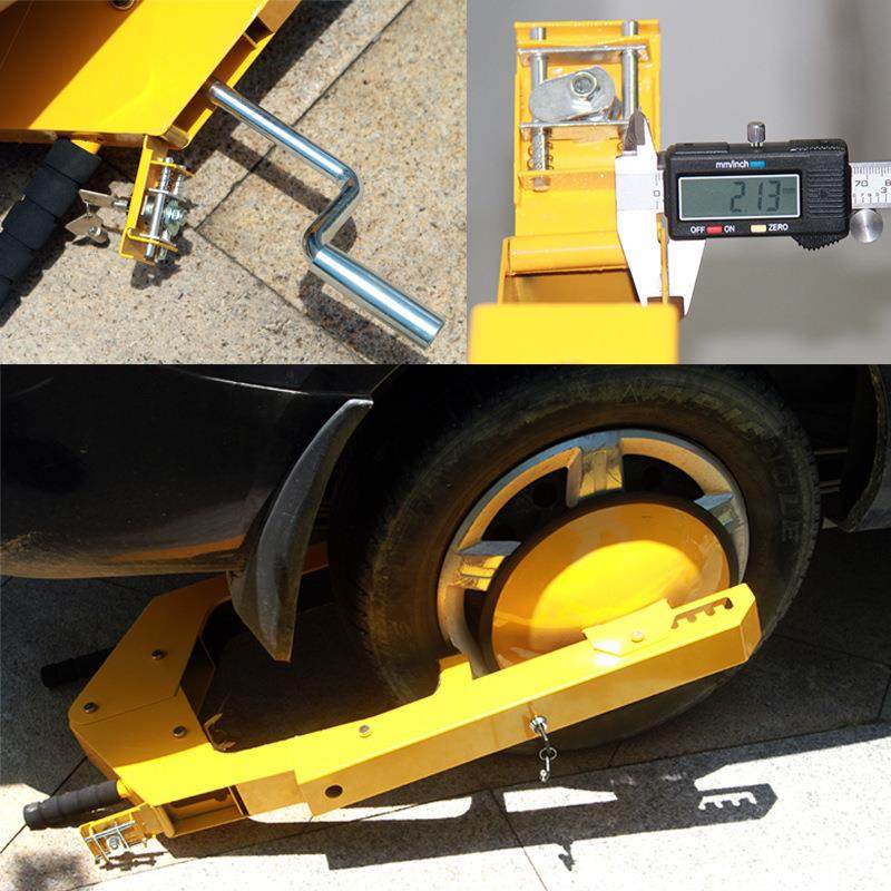 加厚车轮吸盘式26641防盗水防锁汽车轮胎锁锁撬防车轮锁汽车轮锁