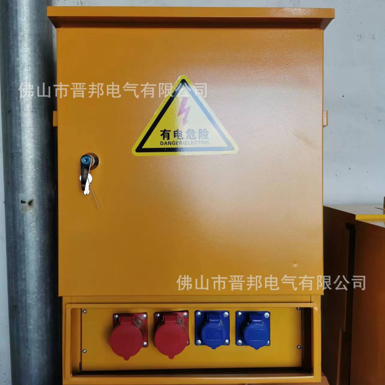 工地防水内门三相4回路配电箱