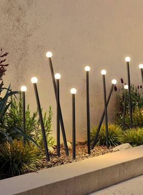 太阳能萤火防虫灯草坪灯装外户水花园灯别墅庭院灯饰C1246氛围灯