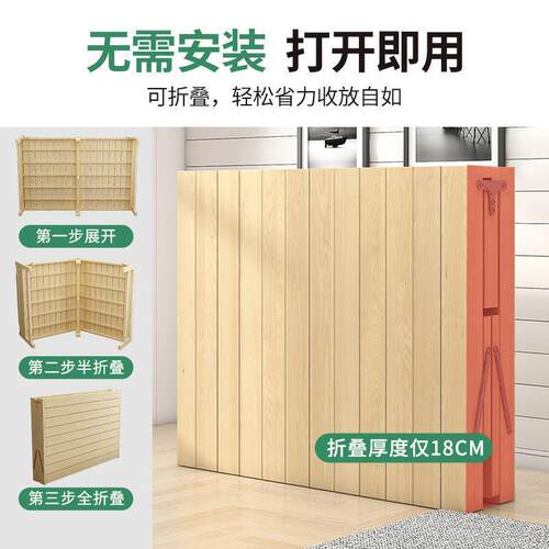 折午叠床加厚加DF53固家用成人实床简单约休床经木济型出租房简易