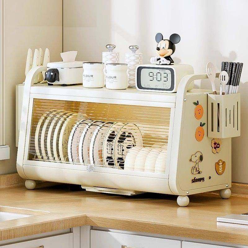 房台架面碗柜式家用多功能碗盘置ewT5wl8C物防尘防蟑螂台碗碟碗筷,厨房/烹饪用具,抹布架/厨房清洁收纳架,淘宝优惠券,粉丝福利购,淘宝优惠卷