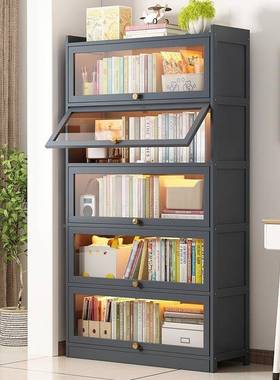 书物PFK架置架落多地家用层书柜客带门防尘储物柜厅置物柜展示柜