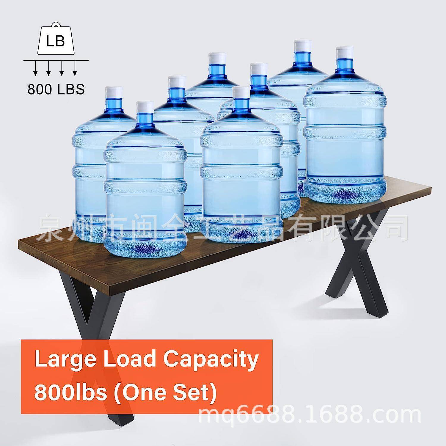 实木桌子桌腿桌壁架易桌脚搁板架创桌支架X形意搁简板架电脑桌架
