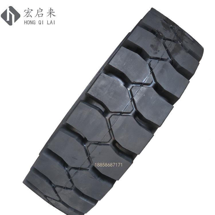 3T3.5叉车前轮吨82*胎9-15杭州合力322龙工叉车实心轮胎