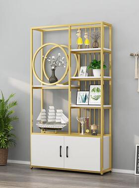 铁艺物镂空隔断新款置架玄关屏WEG风书公架办室装饰柜落地多层展