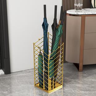 极不锈钢雨架家窄用收纳架沥水架酒793店大伞堂口置伞放伞桶商门