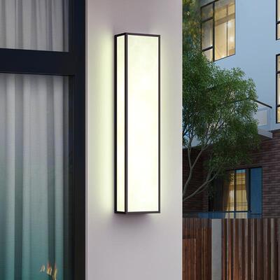 现代简户15347外防水壁灯外墙别墅大门口灯花园庭院室壁外仿石云