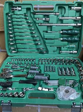 1汽37121件套修工具套装汽车合维修组套套筒扳手组修工具维修工具