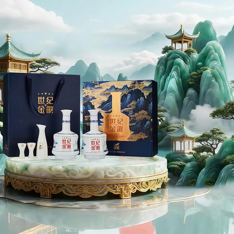 【礼盒】金徽酒52度五星双瓶礼盒500ml*2瓶浓香型白酒纯粮食