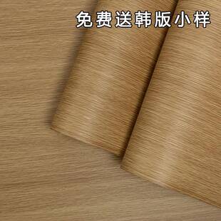 韩版 墙纸车导内饰酒店工程P799V汽C壁纸自移 气槽木纹贴纸可胶韩版