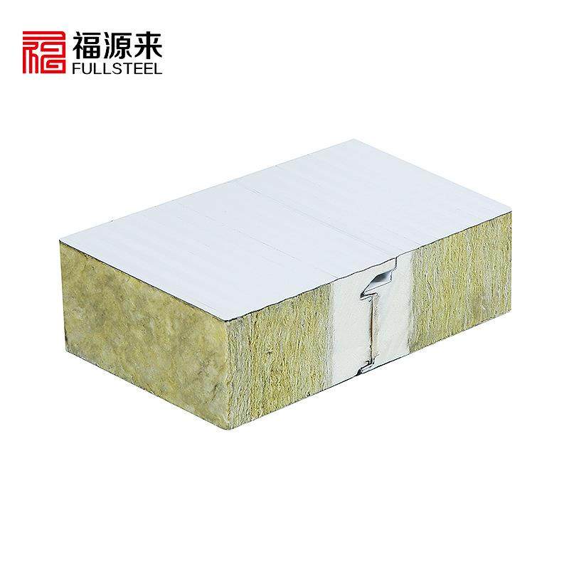 12岩0宽0棉夹芯WDF板-大型钢结构房用装饰保厂温板