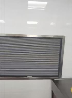 出餐口上推拉窗下拉遮折叠门餐厅隔断饭?馆挡帘伸缩外FVV卖窗口推