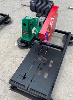 80型材切割机石台式带水循43598环大理石花石岗岩切机路沿石切断0