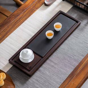 木款茶托盘金干泡台乌小号茶台户外石排R^茶盘海茶具客PSN厅家用