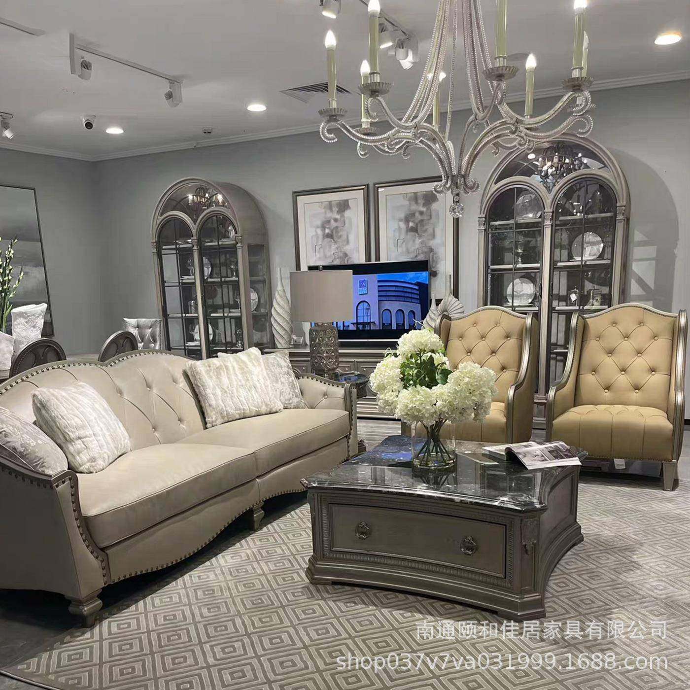 代式别墅欧客厅实木复古YFK高端轻奢沙发美式现简约花雕沙发组合,鲜花速递/花卉仿真/绿植园艺,其它园艺用品,淘宝优惠券,粉丝福利购,淘宝优惠卷