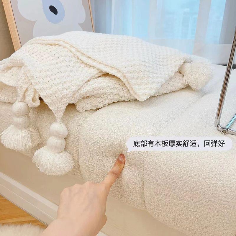 飘垫阳台泰迪绒窗台垫耐子奶油风窗轻奢636脏榻免洗榻米坐垫直销