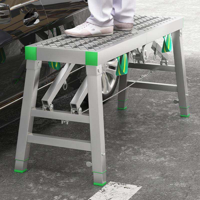 马凳折叠加刮厚高脚加子手架腻FBV马镫升降工程梯装修施工特厚