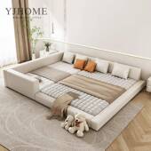 榻米床二胎家庭亲榻子床一家四床母口子床主卧拼接简NPU约现代双