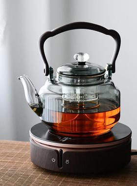 炉耐高温煮玻璃茶壶蒸一体泡茶器52152加厚款耐热围煮壶大容茶量