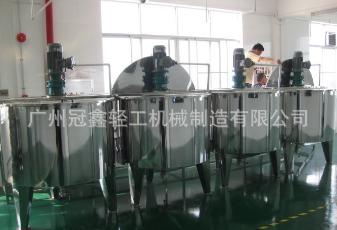 500L单层搅拌罐 液体搅拌罐 化工搅拌桶 涂料油漆洗洁精搅拌罐