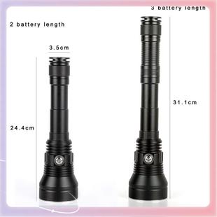 ?2019新款XHP70代功DGP率潜水手大电筒专下业水防水强光照明补二