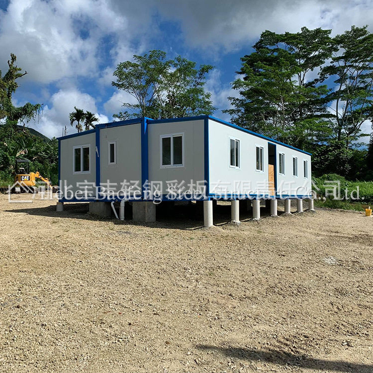 外销扩展房三合一住人集装箱房子 可移动膨胀可扩展式集成房屋图片