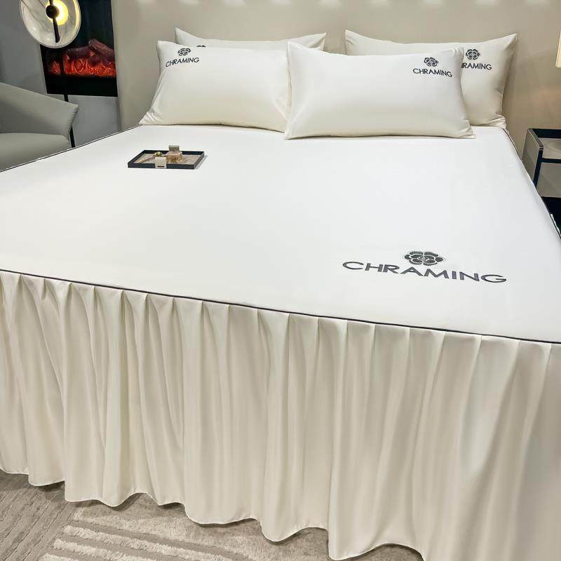 夏季山JJG茶刺绣花水洗真丝冰枕丝单床裙三件套套防滑尘款单件床,鲜花速递/花卉仿真/绿植园艺,其它园艺用品,淘宝优惠券,粉丝福利购,淘宝优惠卷