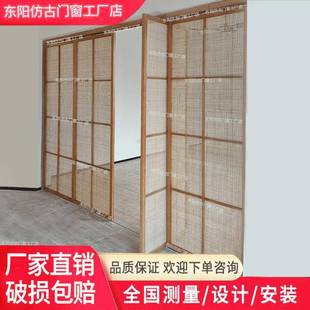 门792复古门实木旋转门推拉门叠门移门隔门衣柜门折日断式卧室门
