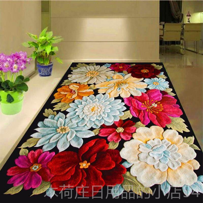 正品3D地室垫厅卧地毯入户进垫沙发茶几垫满铺可剪裁床客门边毯可