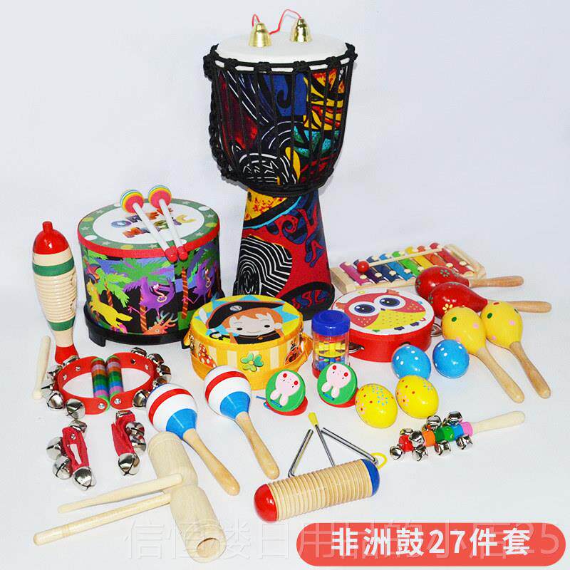 高档奥器儿尔夫打击乐套装儿童音器材响板碰铃手鼓早教大乐全幼园