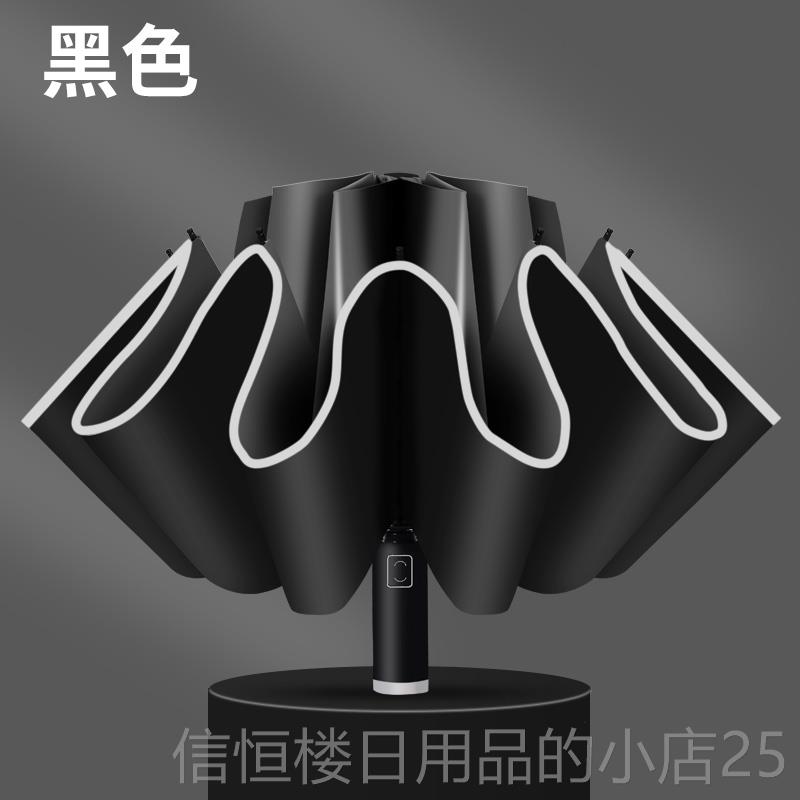 高档雨伞制lo广g告伞全自动一键开收折叠伞商务定伞三o折伞礼品伞图片