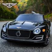 高档SR宾利儿童电动轮车摇摆四人驱遥四控男女玩具车可坐宝宝生日