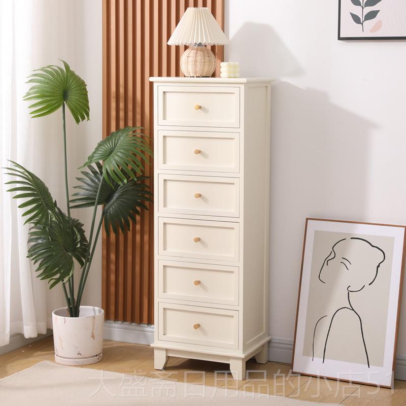 高档缝隙收纳边柜c2025m 你/实木多层小窄柜迷子 化妆室抽屉式收