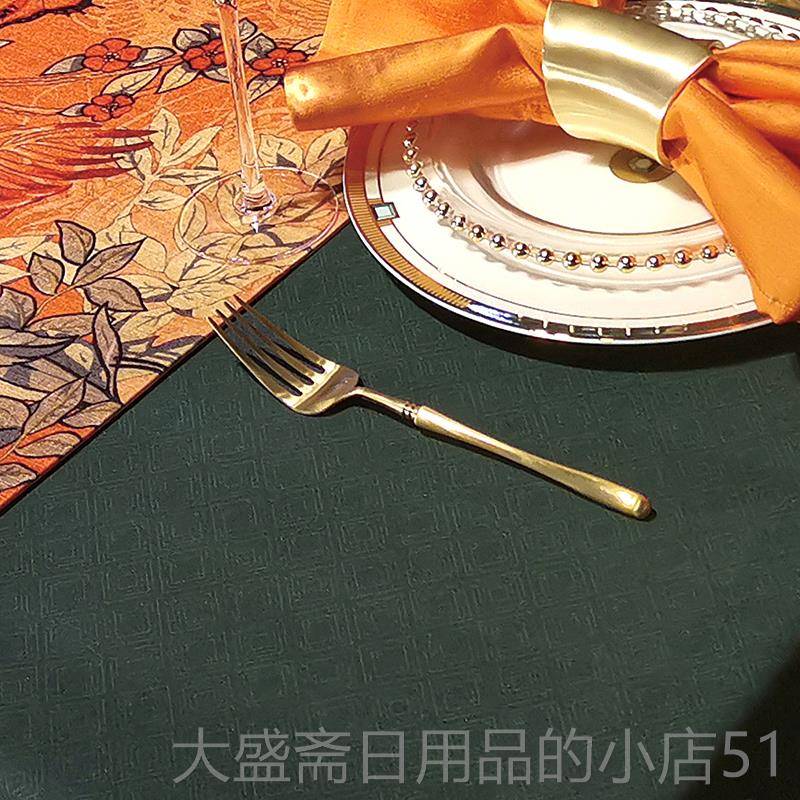 高档美式轻奢电华桌旗床旗桌布 式视餐欧桌茶几柜流苏长条装饰布